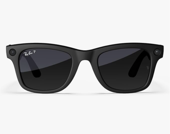 Ray-Ban Meta Glasses, Wayfarer Large Matte Black / Polarized Gradient Graphite - Image 2